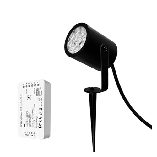 7W WLED RGB IC Adressierbares Digitales Licht IP66 Wasserdichte DIY Gartenbeleuchtung(Lamp Mic Controller) von INOJIKGV