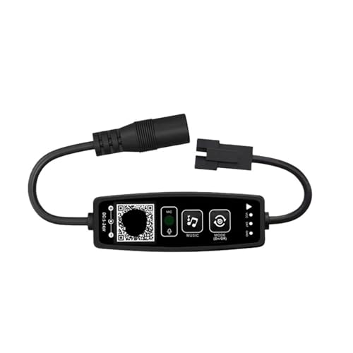 DC/U SPI LED Musik Controller 5V 12V 24V 2048 Pixel Dimmer Fernbedienung for WS2812 WS2811(Key DC Only) von INOJIKGV