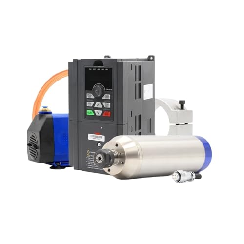 ER20 D80 Metall-Spindelmotor-Kit mit Wasserkühlung, 2,2 kW(400Hz-12000rpm,220v fast) von INOJIKGV