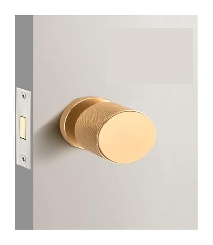 Einseitiges unsichtbares Türschloss for den Innenbereich, verstecktes Schloss mit Schlüssel, Haushaltszubehör(Golden A) von INOJIKGV