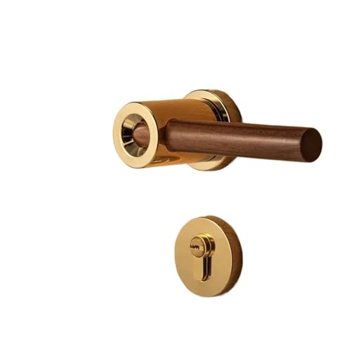 Griff Sicherheitstürschloss Schlafzimmer Split Lock Silent(White-Magnetic lock) von INOJIKGV