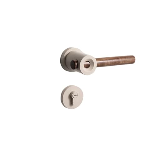 Griff Sicherheitstürschloss Schlafzimmer Split Lock Silent(White-Silent lock) von INOJIKGV