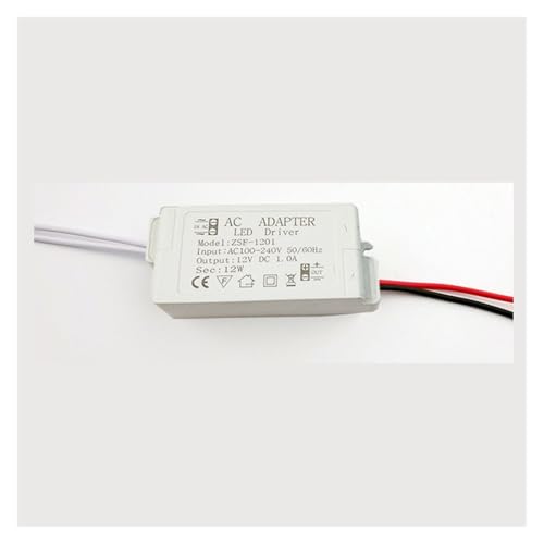 INOJIKGV 220 V auf DC12 V Transformator ultradünnes Schaltnetzteil 1A2A3A5A Niederspannungs-LED-Softlichtstreifen(12V12W 1A) von INOJIKGV