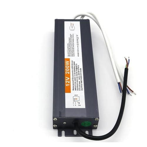 INOJIKGV 24 V 12 V 36 V 48 V IP68 67 Schaltnetzteil 400 W 350 W 300 W 250 W 200 W 16 A 12 A 11 A 10 A 9 A AC 110 V - 220 V(AC220V,12V_200W) von INOJIKGV