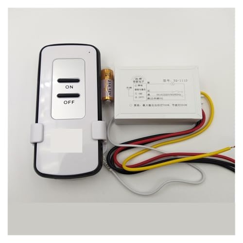 INOJIKGV Digitaler Segment-Steuerschalter Zweiwege-Dreiwege-Dreiwege-Vierwege-LED-Pendelleuchte 220 V mit Fernbedienung(1 Way) von INOJIKGV