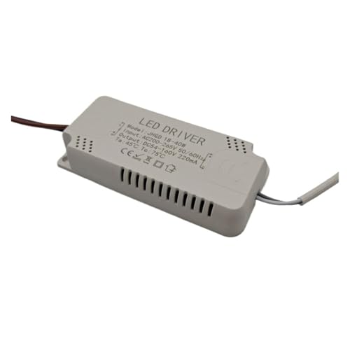 INOJIKGV LED Netzteil Konstantstrom Antrieb Kristall Deckenleuchte Transformator Monochrom Vorschaltgerät(18-40W) von INOJIKGV