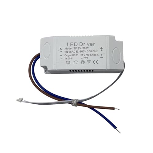 INOJIKGV LED-Netzteil Konstantstrom-Transformator Deckenleuchte Weitspannungs-Einzelfarbe 110V Controller(25-36w) von INOJIKGV