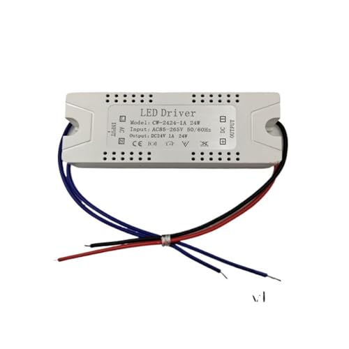 INOJIKGV LED dünnes Schaltnetzteil 220VDC24V Kleiderschrank Schrankleuchte mit Modultransformator(24V 24W) von INOJIKGV