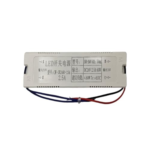 INOJIKGV LED dünnes Schaltnetzteil 220VDC24V Kleiderschrank Schrankleuchte mit Modultransformator(24V 60W) von INOJIKGV