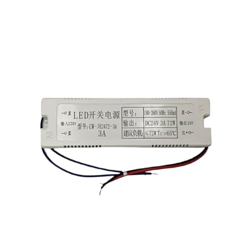 INOJIKGV LED dünnes Schaltnetzteil 220VDC24V Kleiderschrank Schrankleuchte mit Modultransformator(24V 72W) von INOJIKGV