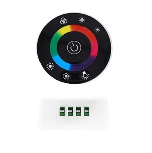 LED Controller Full Touch Fernbedienung Ball RGB Lichtband Leuchtband bunt Dimmen(Black) von INOJIKGV