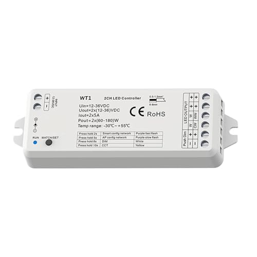 LED-Dimmersteuerung 2CH 12V 24V Controller(WT1 Only) von INOJIKGV