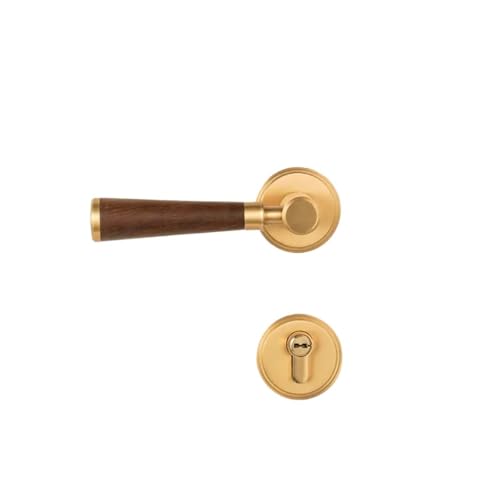 Messing Türschloss Nussbaum Griff Möbel Türschloss(Dummy Lock) von INOJIKGV
