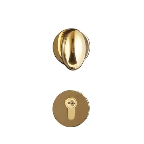 Ovales Türschloss-Set aus Messing in for Schlafzimmer(8550BK FlatHead Lock) von INOJIKGV