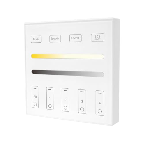 Panelsensitive Touch-Fernbedienung for FCOB LED-Lichtstreifen DIM CCT RGB RGBW RCT 4 Zonen 30 Meter(For DIM CCT) von INOJIKGV