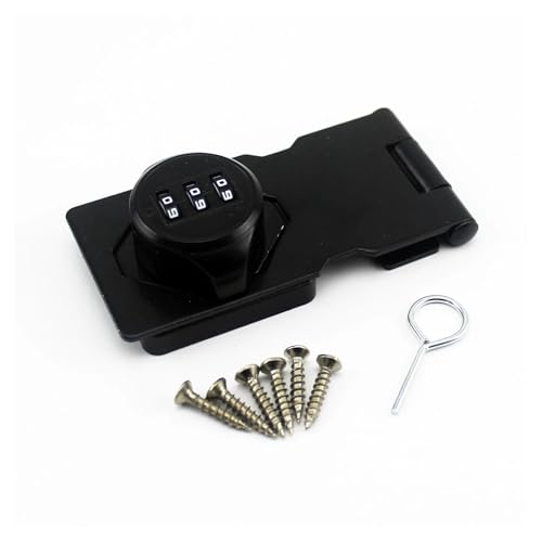 Passwort schrank werkzeug box schloss platte passwort lock multi-funktion(Black) von INOJIKGV