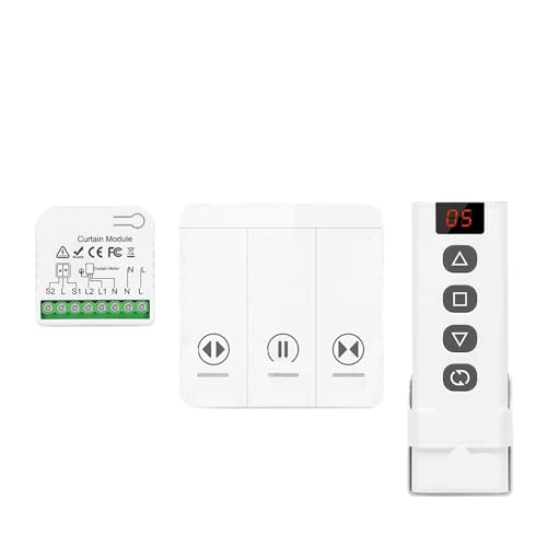 Rollladen-Fernbedienungsschalter und 5-in-1-Sender 110 V 220 V Modul(1Receiver 1P 1R) von INOJIKGV