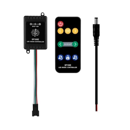 SP106E Fernbedienung WS2811/2812B Diashow-Licht mit LED-Musik-Controller von INOJIKGV