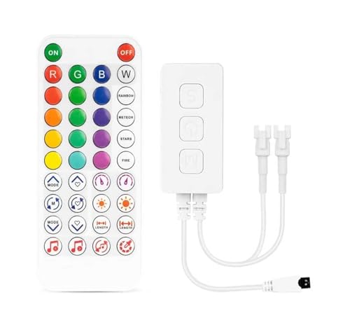SP611E Bunter Musik-Controller WS2812B WS2811 LED-Lichtleiste DC5V-24V(WM-SP611E Drag two) von INOJIKGV