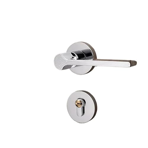 Schlafzimmer geteilte Tür Schloss Zimmer Holztür leiser Türgriff(PVD gold) von INOJIKGV