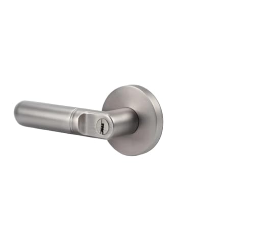 Schlüsselloser Türgriff for Zuhause, geeignet for Tür-Diebstahlsicherung for Zuhause(Brushed-keyless) von INOJIKGV