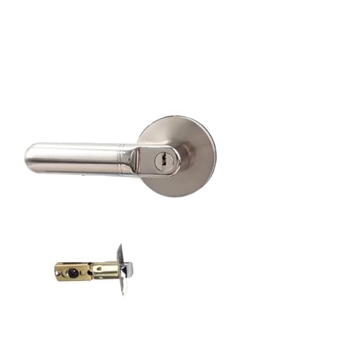 Schlüsselloser Türgriff for Zuhause, geeignet for Tür-Diebstahlsicherung for Zuhause(Brushed - with key) von INOJIKGV