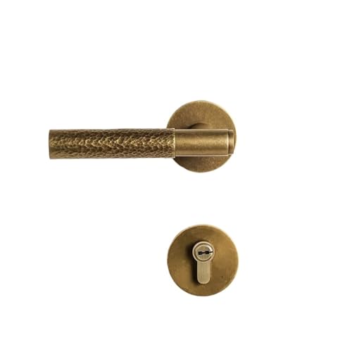 Türschloss Messing poliert Schlafzimmer Türgriff(Standard 8550 Lock) von INOJIKGV