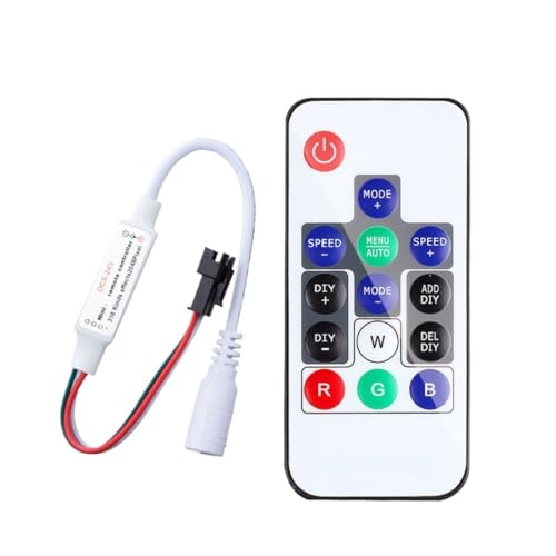 WS2812B WS2811 SK6812 RGB-LED-Controller 14 Tasten Fernbedienung DC5-24V(14Keys DIY DC) von INOJIKGV