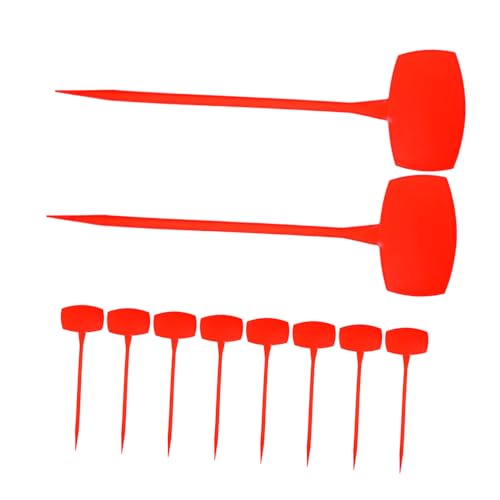 10 Stück Pflanzenetikett Gartenschild Tafel -Tags Etiketten für Baumschulen farbige Etiketten Pflanzerbezeichnungen Pflanzen -Tags Gartenpflanzenmarker Garten-Tags Anlage rot 10 Stück Pflanzenetikett Gartenschild Tafel -Tags Etiketten für Baumschulen farbige Etiketten Pflanzerbezeichnungen Pflanzen -Tags Gartenpflanzenmarker Garten-Tags Anlage rot von INOOMP