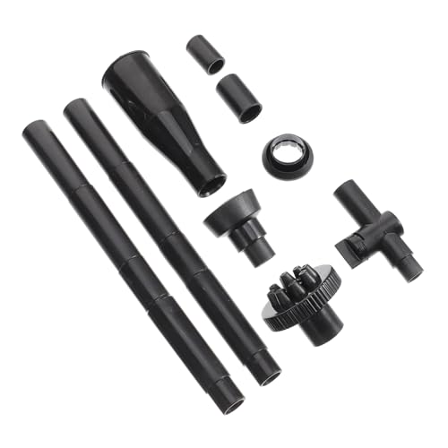 INOOMP 1 Satz Brunnenkopf Teichbrunnendüse Düse für Gartenbrunnen klein Fontänendüse Teichwassersprüher Wassersprühkopf Brunnen Sprinklerköpfe Teichbrunnen-Sprühdüse Plastik Schwarz von INOOMP