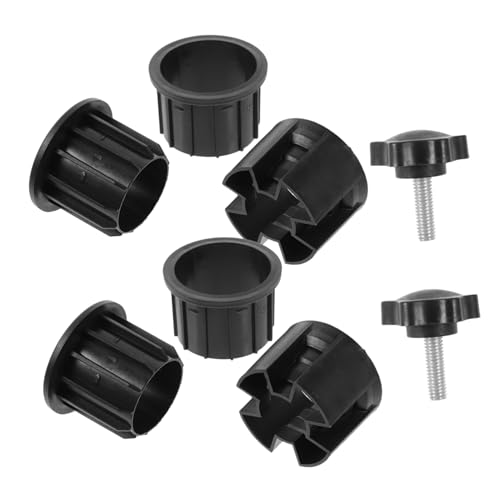 INOOMP 1 Satz Dachsitzabdeckung Basen Stand Teile Schirmhalter Regen im Freien Schirmständer Zubehör für Terrassenschirme Schirmpfahl Heavy Duty Outdoor Dachbasis Kieselgel Schwarz von INOOMP