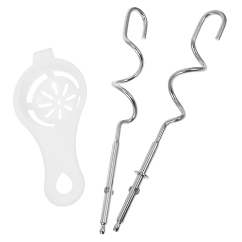 INOOMP 1 Satz Handmixer Zubehör Knethaken Eierschneider für Verwendung Leicht zu Reinigen Kompatibel mit Meisten Handmixern Küchengerät von INOOMP