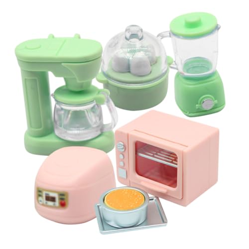 INOOMP 1 Satz Mini-Küchenspielzeug Mini-Modell geben vor, zu Sein Mini Entsafter realistischer Ofen Mini- - Mini-Ofen- Miniatur-Kaffeemaschine pp von INOOMP