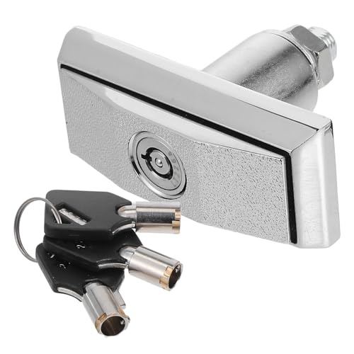 INOOMP 1 Satz Rohrschloss aus Aluminiumlegierung: Verriegelungssystem für Verkaufsschränke, Kaugummiautomaten und Vitrinen – Schloss mit Verriegelungsmechanismus von INOOMP