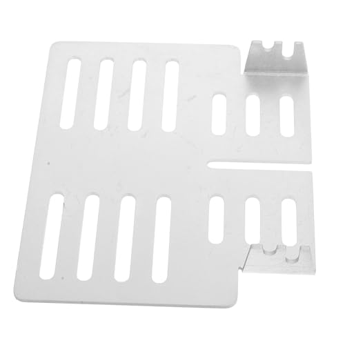INOOMP 1 Set Herd Fan Halterung Heizung Holzofen Zubehör Holz Herd Zubehör Holz Herd Fan Halter Edelstahl Silber von INOOMP