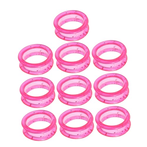 INOOMP 10 Stück Fingerringe für Haarschneide Scheren Ergonomische Daumeneinsätze Schutz Finger Beim Frisieren für Profis und Heimgebrauch INOOMP 10 Stück Fingerringe für Haarschneide Scheren Ergonomische Daumeneinsätze Schutz Finger Beim Frisieren für Profis und Heimgebrauch von INOOMP