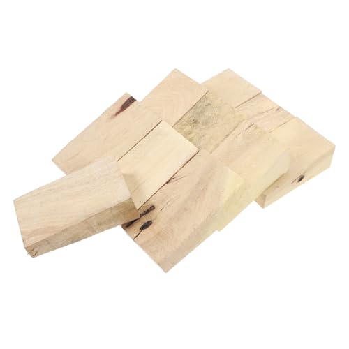 INOOMP 10 Stück Holzreparaturkeile aus Gelbholz für Werkzeuggriff Fixierung Passend für Axt und Hacke Einfache Installation Langlebige Verstärkung für Landwirtschaftliche Geräte von INOOMP