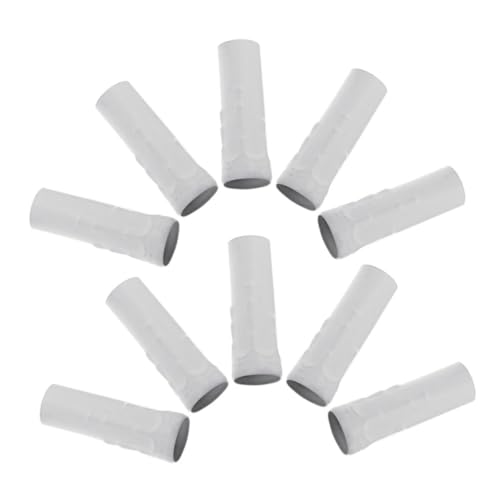 INOOMP 10 Stück Kronleuchter Fassungshalter Kerzenröhrenhülsen Kronleuchter Lichtabdeckungen Kerzenhülsen Kandelaber Sockelabdeckungen Lichtteile Hängelampe Lampenfassung Röhre von INOOMP