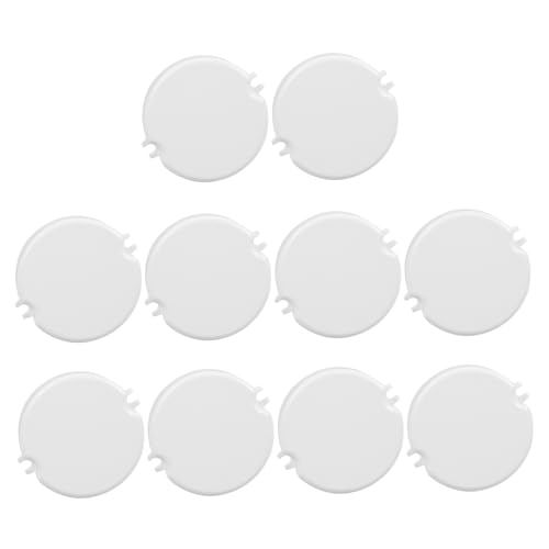 INOOMP 10 Stück Miniatur Kunststoffgehäuse Rund Kleine Elektrische Aufputz abzweigdose Kompakt Stoßfest für Innenbereich Moderne Steuerungsbox Zubehör von INOOMP