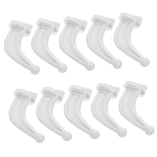 INOOMP 10 Stück Radiator Handtuchhaken aus Robustem Vielseitige Kleider und Bademantelhaken für Bad Büro Hotel Praktische Aufbewahrungslösung Modernes Design von INOOMP