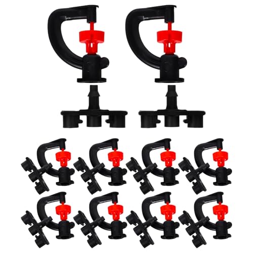 INOOMP 10 Stück Sprinkler mit Rotationsdüse G für Gartenbewässerung Hochwertige Einfach zu Installierende und Langlebige Bewässerungslösung für und INOOMP 10 Stück Sprinkler mit Rotationsdüse G für Gartenbewässerung Hochwertige Einfach zu Installierende und Langlebige Bewässerungslösung für und von INOOMP