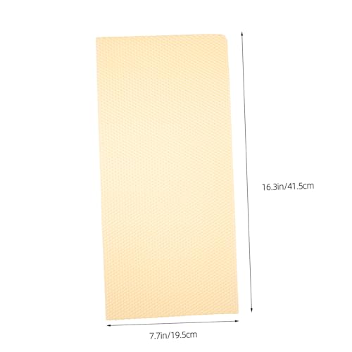INOOMP 10 Stück Teiliges Bienenwachs Wabenplatten Beehive Foundation Sheets Natürliche Bienenwachsplatten Imkereibedarf Langlebig Zeitsparend für Effiziente Honigproduktion und von INOOMP