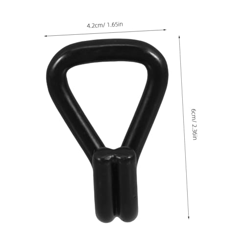 INOOMP 10 Stück Teiliges Doppelreihiges Stahlhaken Kunststoffbeschichtung Schwerlast Verzurrösen für Auto Kofferraum und Garage Robuste Aufbewahrungshaken zum Sicheren Befestigen und von INOOMP