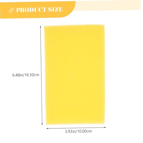 INOOMP 10 Stück Teiliges Feinporiger Aquarium Biochemie Schwämme für Reptilien und Krabben Saugfähige Filter Schwämme Gelb Langlebig und Wasserdurchlässig für Terrarien und INOOMP 10 Stück Teiliges Feinporiger Aquarium Biochemie Schwämme für Reptilien und Krabben Saugfähige Filter Schwämme Gelb Langlebig und Wasserdurchlässig für Terrarien und von INOOMP