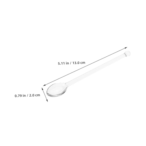INOOMP 10 Stück Teiliges Kaffeelöffel Transparent Stilvolle Teerührlöffel Vielseitig zum Mischen von Kaffee Tee Cocktails Leicht zu Reinigen Elegantes Design für Zuhause und Party INOOMP 10 Stück Teiliges Kaffeelöffel Transparent Stilvolle Teerührlöffel Vielseitig zum Mischen von Kaffee Tee Cocktails Leicht zu Reinigen Elegantes Design für Zuhause und Party von INOOMP
