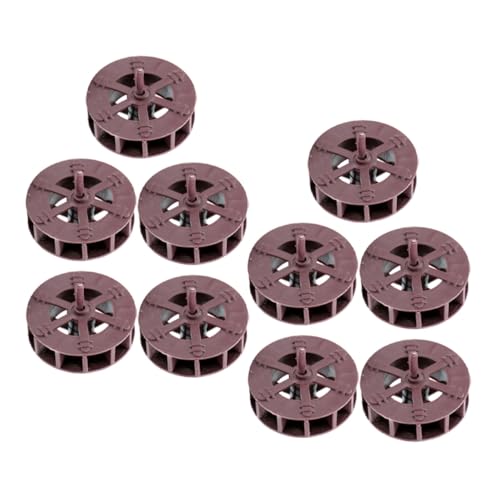 INOOMP 10 Stück Teiliges Künstliche Rockery Wasserräder mit Rotierendem Wasser Rad Naturgetreue Mikro landschaftsdeko für Garten Teich Miniteich Bachlauf und Outdoor deko von INOOMP