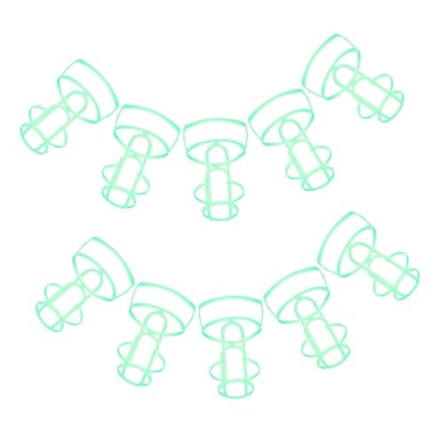 INOOMP 10 Stück Teiliges Kunststoff Infusionsflaschen Netzabdeckung Hängendes Flaschennetz für Salzlösung Flaschenhalter Medizinisches Zubehör Hellgrün INOOMP 10 Stück Teiliges Kunststoff Infusionsflaschen Netzabdeckung Hängendes Flaschennetz für Salzlösung Flaschenhalter Medizinisches Zubehör Hellgrün von INOOMP