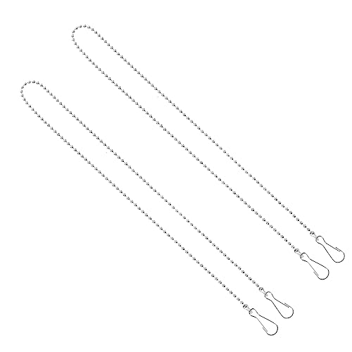 INOOMP 10 Stück Teiliges Metallketten zum Aufhängen von Fahnenstangen Lang Langlebiges Metall Feine Verarbeitung Einfache Installation Praktisches Zubehör für Banner und Poster von INOOMP