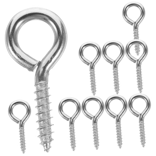 INOOMP 10 Stück Teiliges Schraubösen aus Robustem Glänzendem Material Einfach zu Montieren Vielseitig für Kabelbefestigung in Haushalt Büro und Baustelle Geeignet INOOMP 10 Stück Teiliges Schraubösen aus Robustem Glänzendem Material Einfach zu Montieren Vielseitig für Kabelbefestigung in Haushalt Büro und Baustelle Geeignet von INOOMP