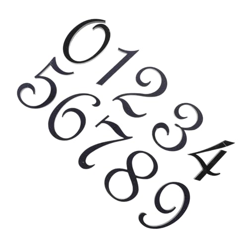 INOOMP 10 Stück Teiliges Selbstklebende Hausnummern aus Robustem Acryl Große Zahlen Wetterfest und Modern für Tür Briefkasten und Zimmernummern Einfach Anzubringen und Sichtbar INOOMP 10 Stück Teiliges Selbstklebende Hausnummern aus Robustem Acryl Große Zahlen Wetterfest und Modern für Tür Briefkasten und Zimmernummern Einfach Anzubringen und Sichtbar von INOOMP